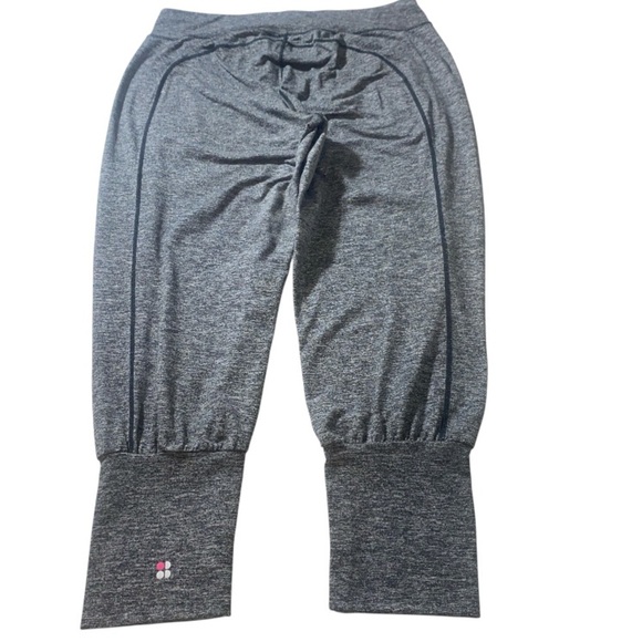 Sweaty Betty Gray Jogger Sweatpants Size M Stretch‎ Cuffed Ankle - Picture 2 of 7